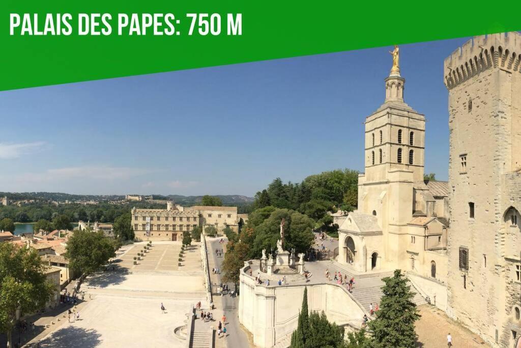 Le Loft Des Papes - 2 Terrasses - Vue Panoramique Sur La Ville - Ac Clim Avignon Eksteriør billede
